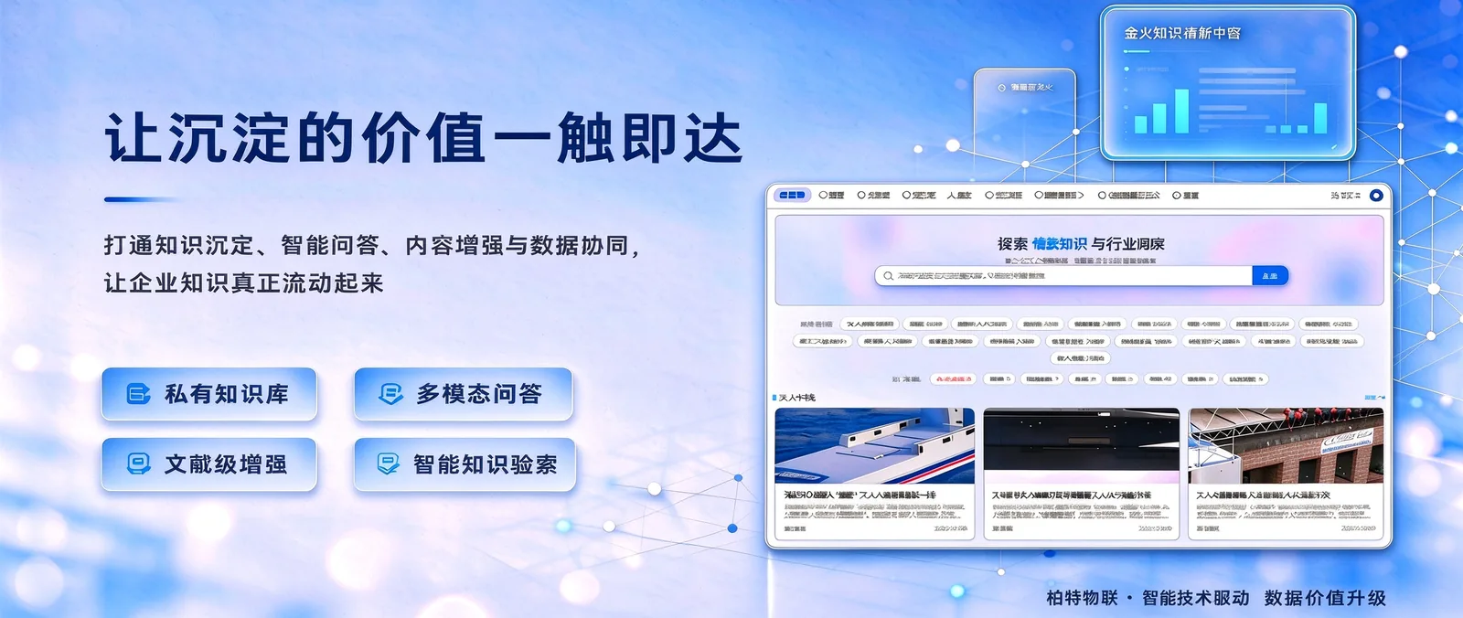 柏特物联企业知识智能中枢产品宣传图